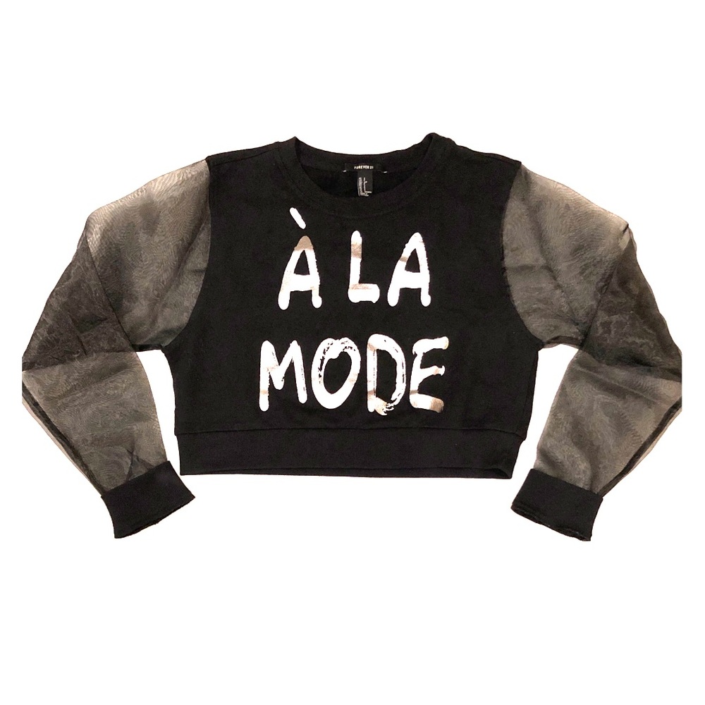 FOREVER 21 Cropped Sweater